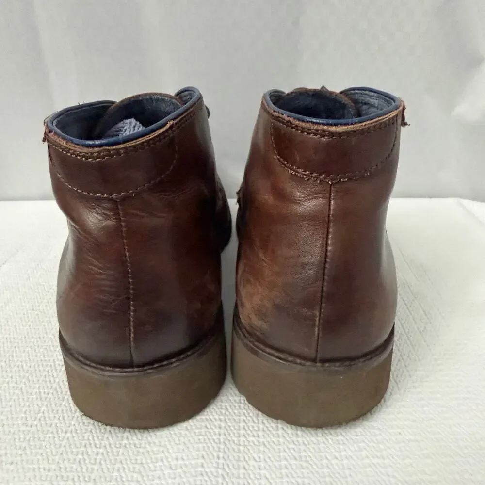 Pikolinos Glasgow Boots Mens Size 11 Brown Leather Chukka Lace Up 45